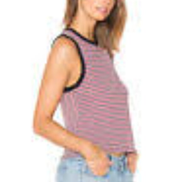 Rag & Bone Women's Size S Racerback Sleeveless Tank Top Striped Cotton EUC - Picture 13 of 13